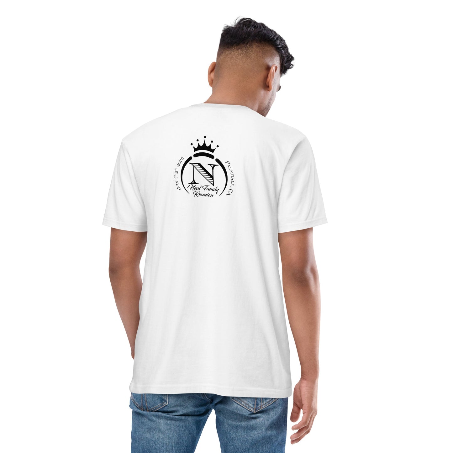 Neal Family Reunion, 2023 - Men’s Premium Heavyweight T-Shirt, White
