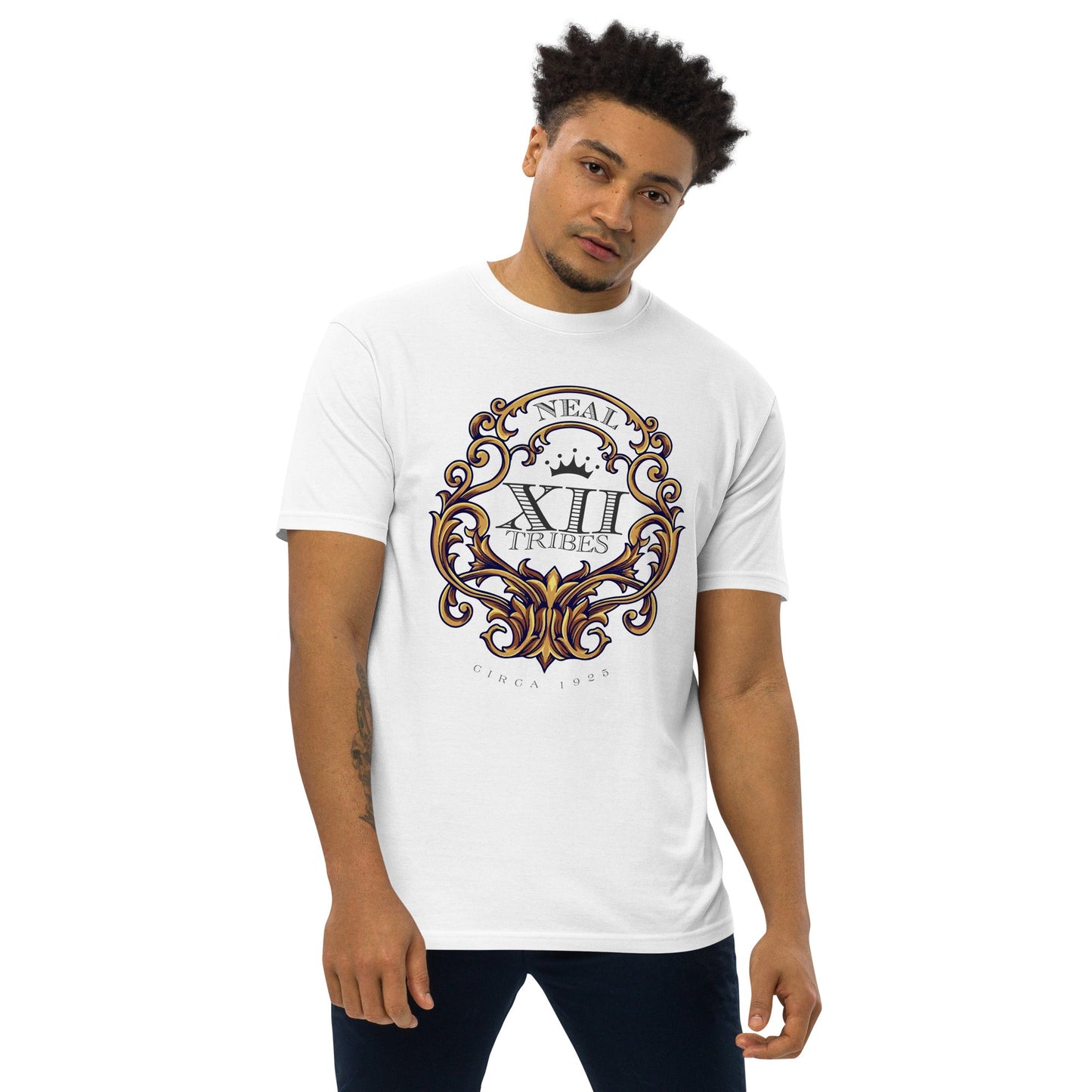 Neal Family Reunion, 2023 - Men’s Premium Heavyweight T-Shirt, White