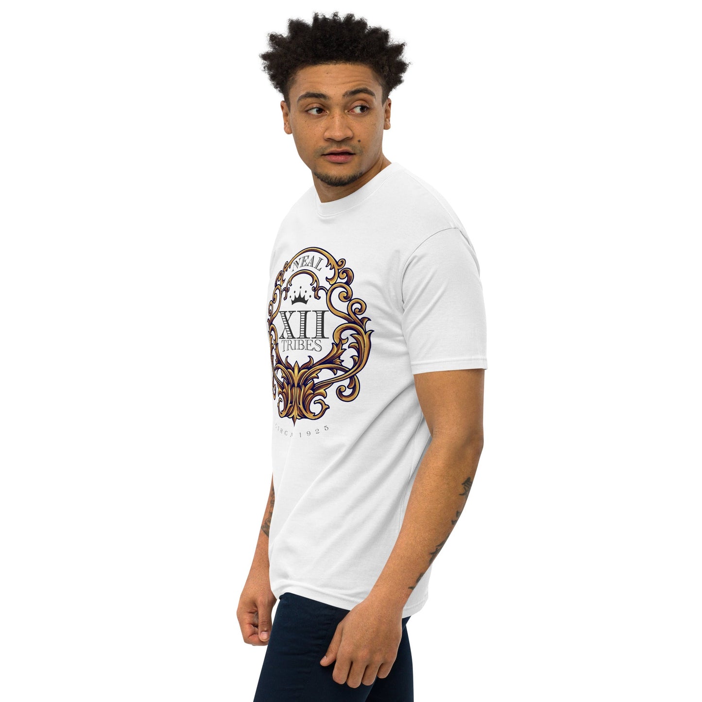 Neal Family Reunion, 2023 - Men’s Premium Heavyweight T-Shirt, White