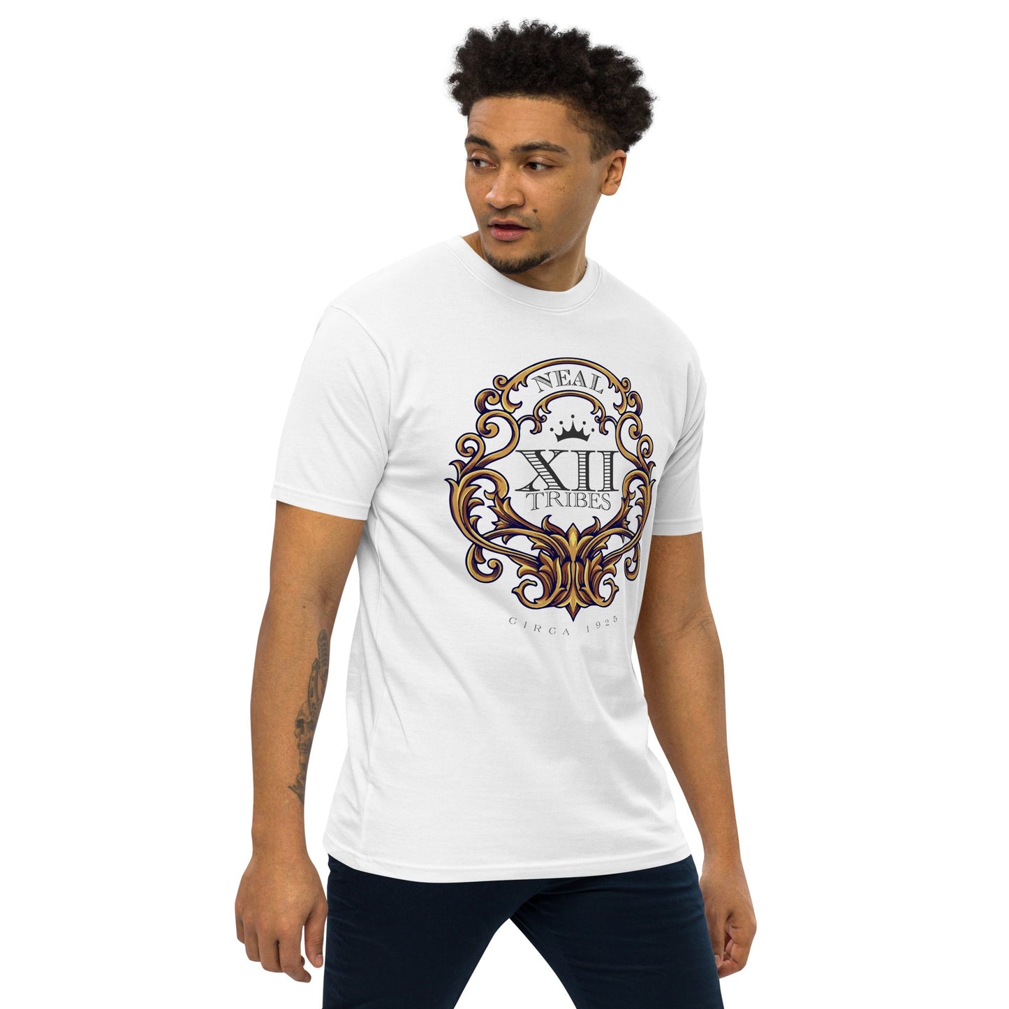 Neal Family Reunion, 2023 - Men’s Premium Heavyweight T-Shirt, White