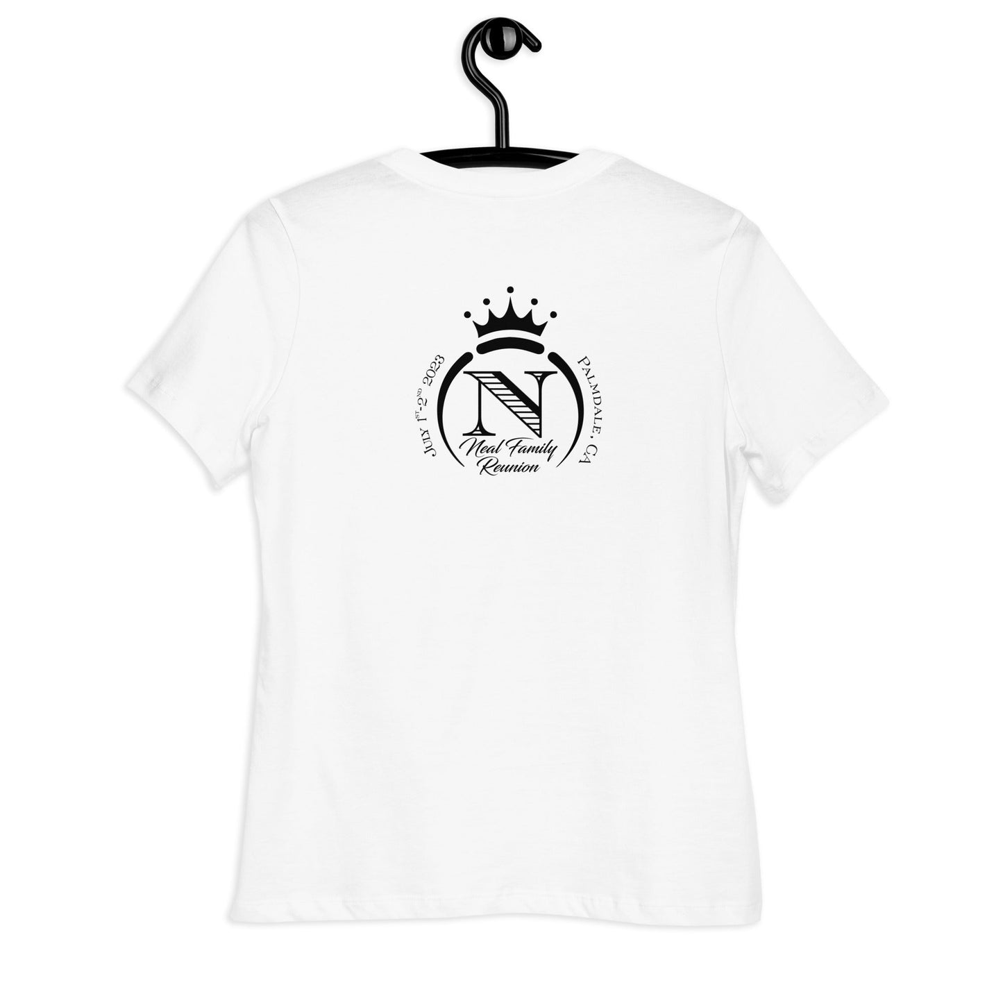 Neal Family Reunion 2023 - Women's Fitted T-Shirt, White