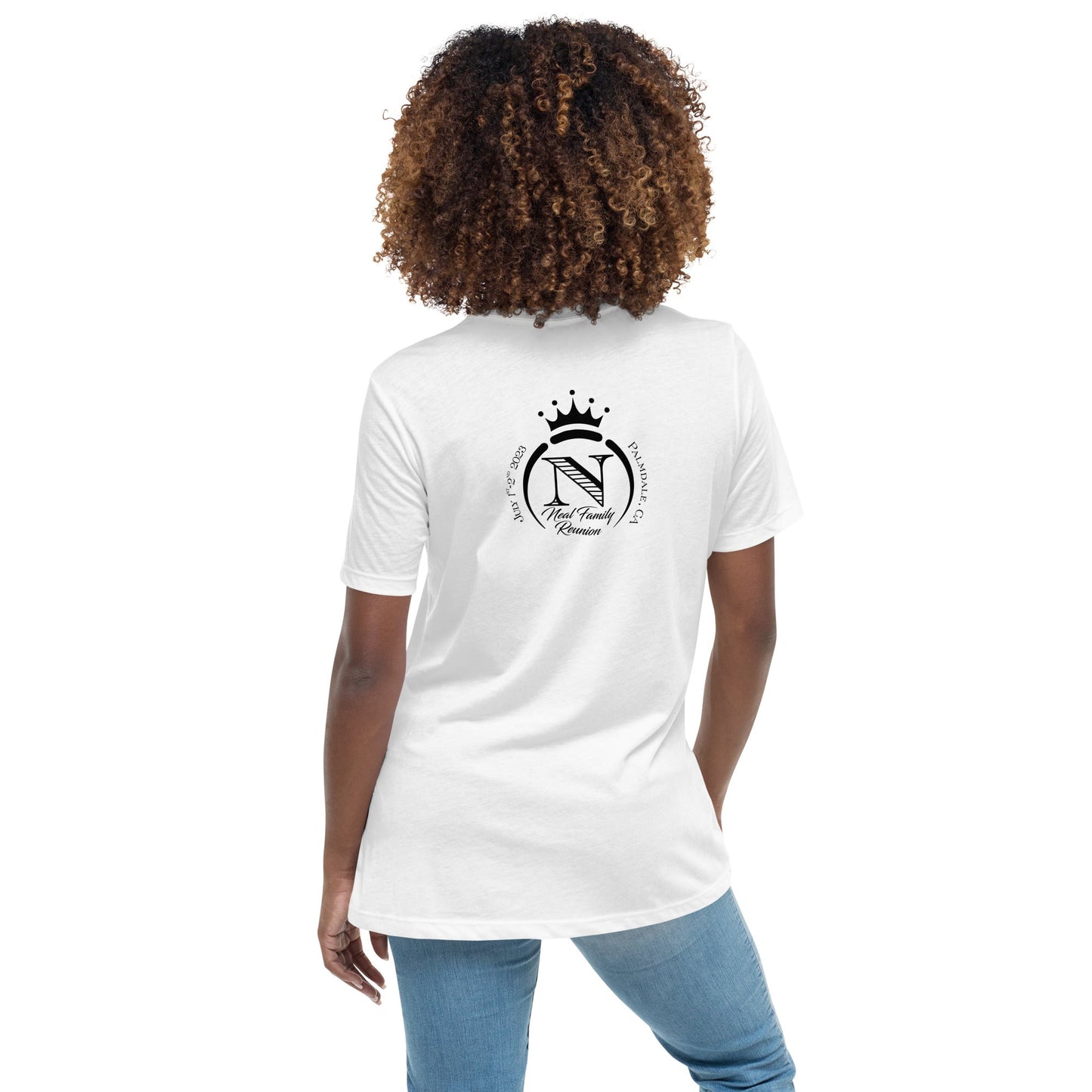 Neal Family Reunion 2023 - Women's Fitted T-Shirt, White
